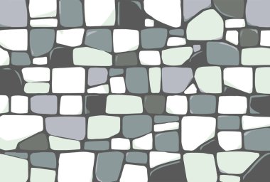 Taş duvar dokusu, gri kaldırım taşı yüzeyi, doğal duvar altyapısı, soyut taş tasarımı.