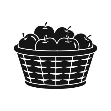 Elmalar basit vektör tarzında, taze meyve illüstrasyonu, elma tabağı, taze elma, meyve tabağı, sağlıklı atıştırmalık, organik meyve sanatı, doğal ürün, ev mutfağı tasarımı