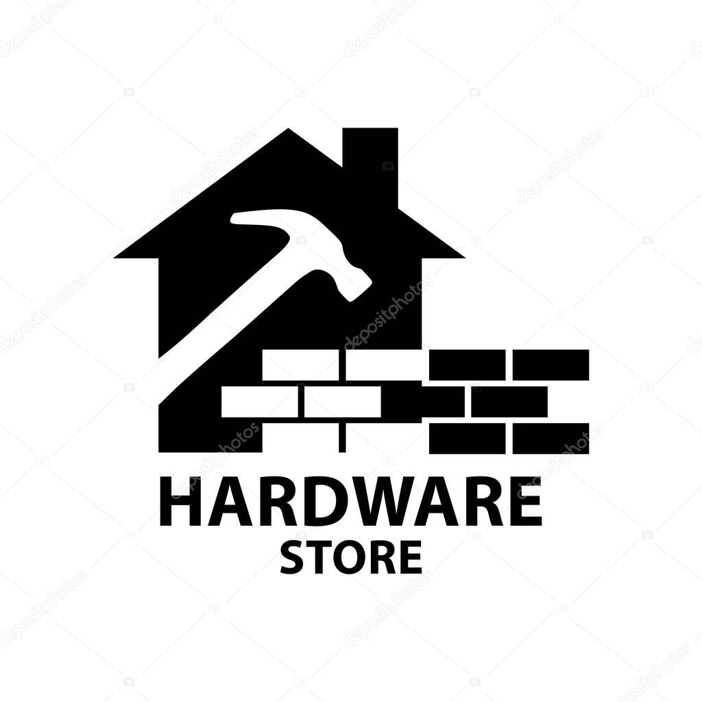 Vector logo of a store, building materials company