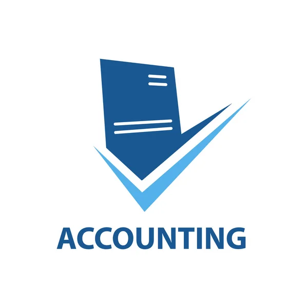 Vector Logo Accounting Company Finance Investment — Stock Vector