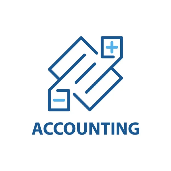 Vectorlogo Van Een Accountantsonderneming Financiën Investeringen — Stockvector