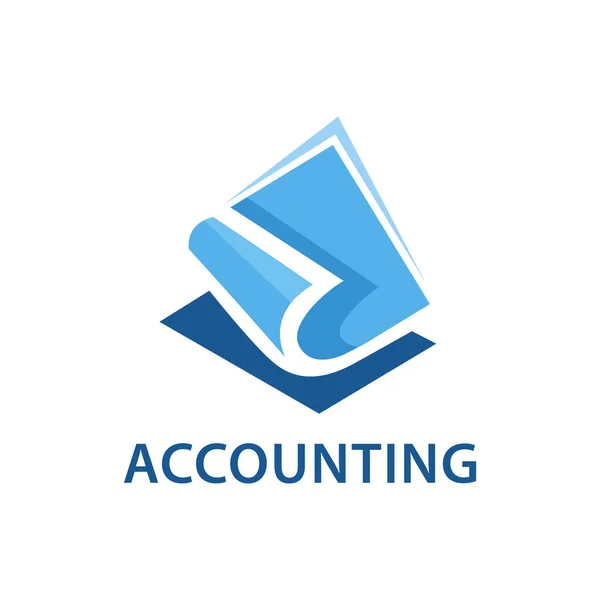 Vector Logo Accounting Company Finance Investment — Stock Vector