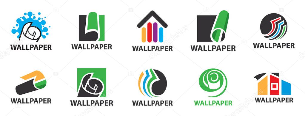 Vector logo of the wallpaper store