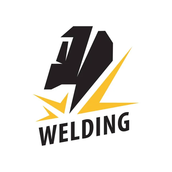 Vector Logo Welding Service — Stock Vector