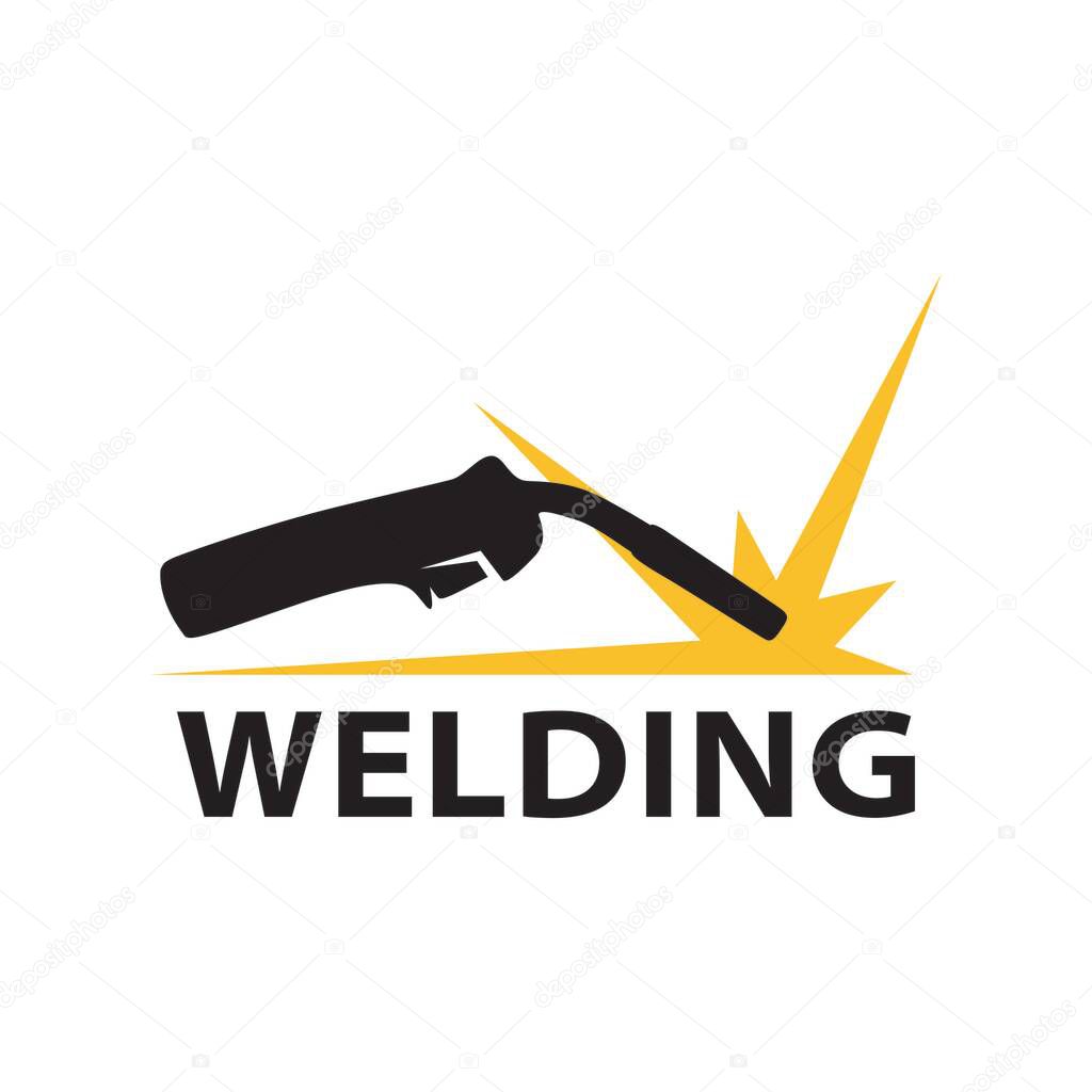 Vector logo of the welding service