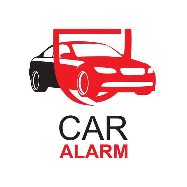 Vektor Logo Der Auto Alarmanlage — Stockvektor