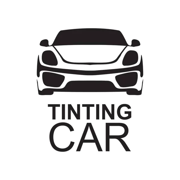 Vector Logo Auto Tinting Service — Stock Vector