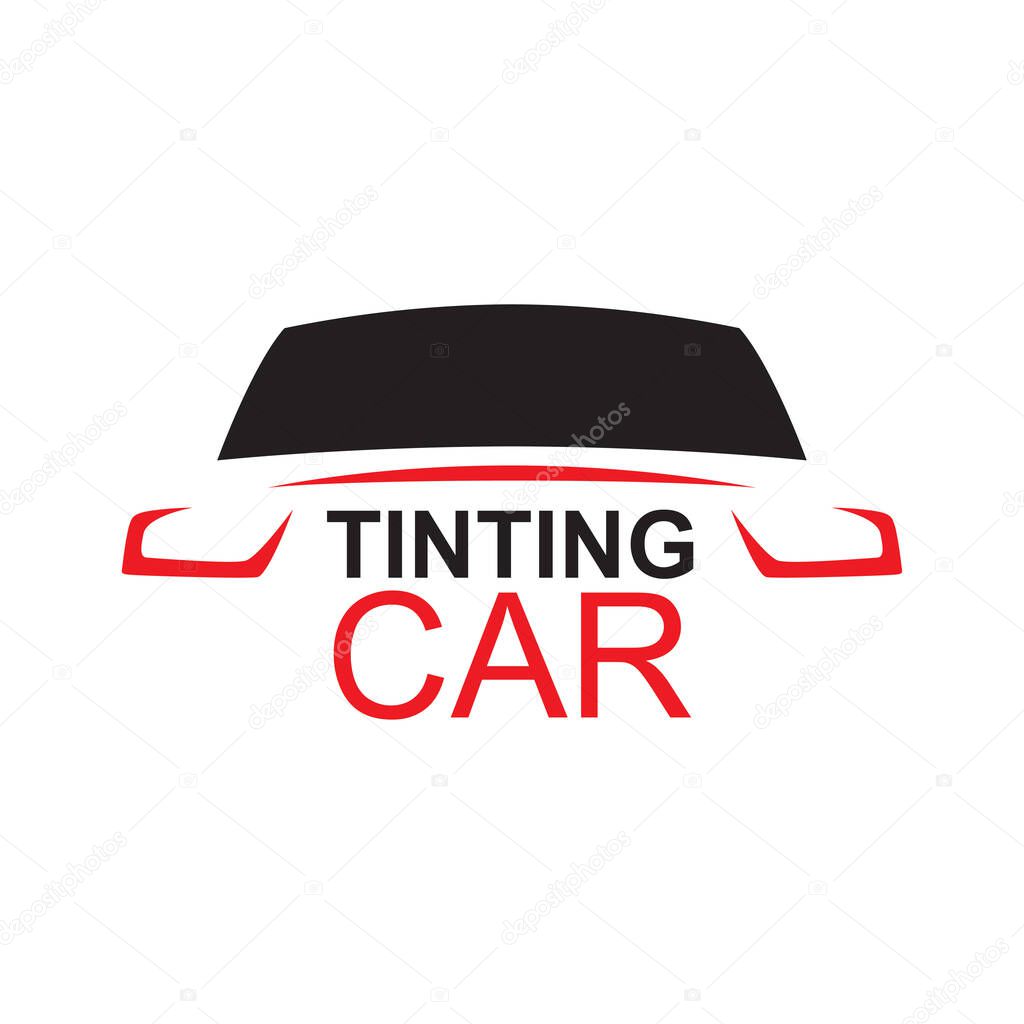 Vector logo of the auto tinting service