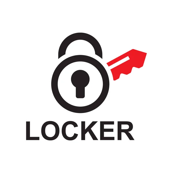 Vector Logo Storage Locker — Stock Vector
