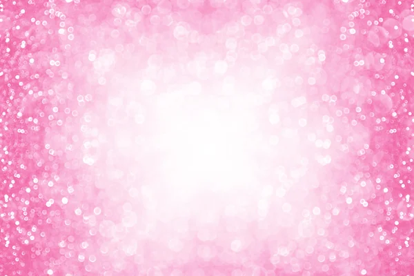 Pink Sparkle Fronteira Fundo — Fotografia de Stock