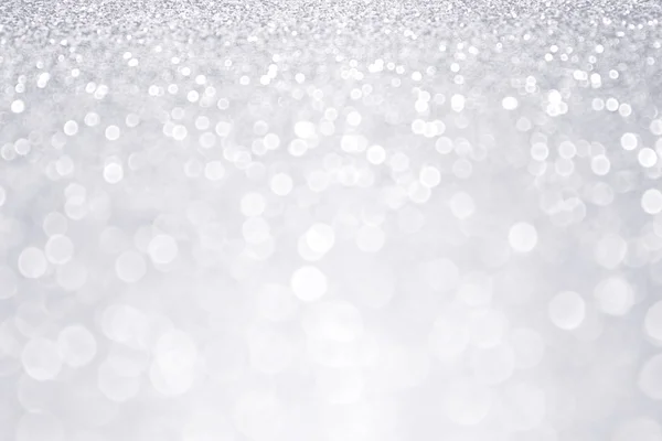 Silver Glitter Winter Christmas Background — Stock Photo, Image