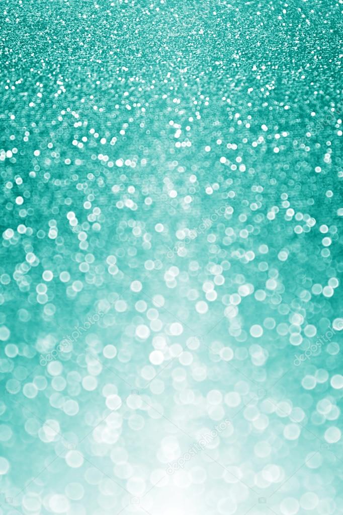 Teal or turquoise glitter sparkle background