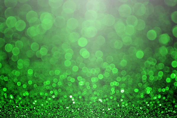 Green Christmas Sparkle or St Patrick's Day Party invitation — Stock Photo, Image