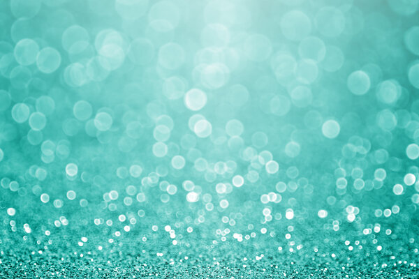 Teal Turquoise Green Glitter Sparkle Background