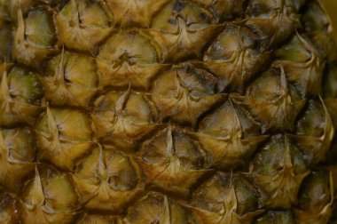 Taze ananas, yakın görüş. 