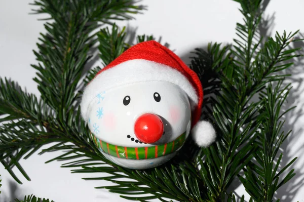 Hermosas Decoraciones Árboles Navidad Concepto Vacaciones — Foto de Stock