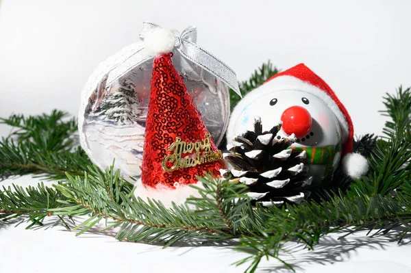 Beautiful Christmas Tree Decorations Holiday Concept — Stock Photo, Image