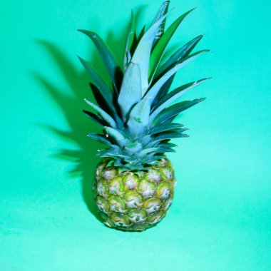 Taze ananas, yakın görüş. 