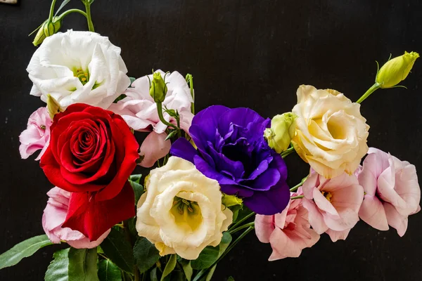 Mutluluk ve gül çiçekleri kapanıyor.