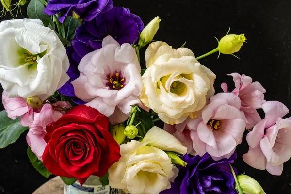 Mutluluk ve gül çiçekleri kapanıyor.