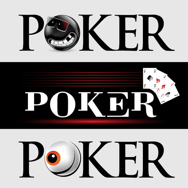 Poker casino — Stok Vektör