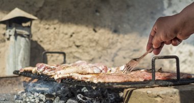 Doğaçlama Barbekü tavuk eti ile