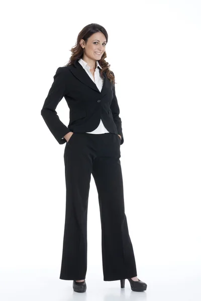 Portrait of a young attractive business woman — Stock Photo, Image