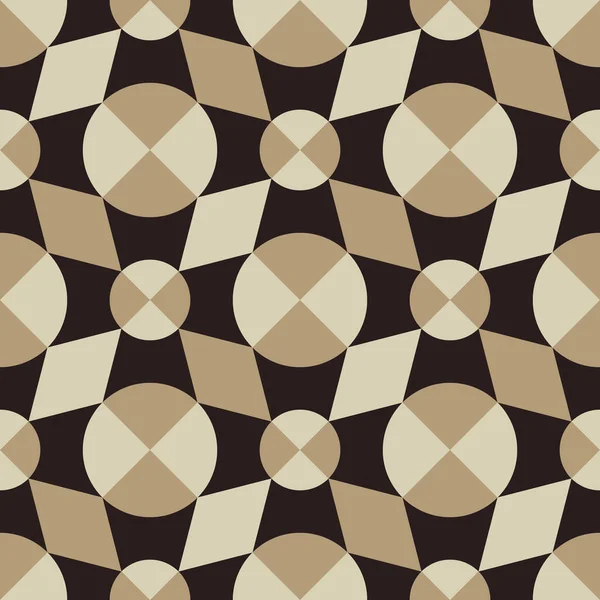 Pattern of geometric abstract shapes of rounded shape