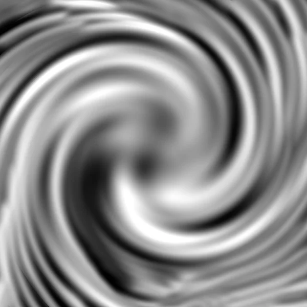 黒と白の中で催眠ぼやけたパターンを渦巻く — ストック写真