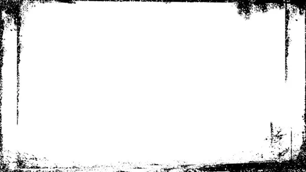 Retro ramka w kolorze czarnym na białym tle.Tekstura lub tło — Zdjęcie stockowe