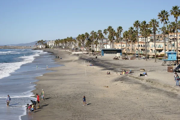 Na praia em Oceanside — Fotografia de Stock