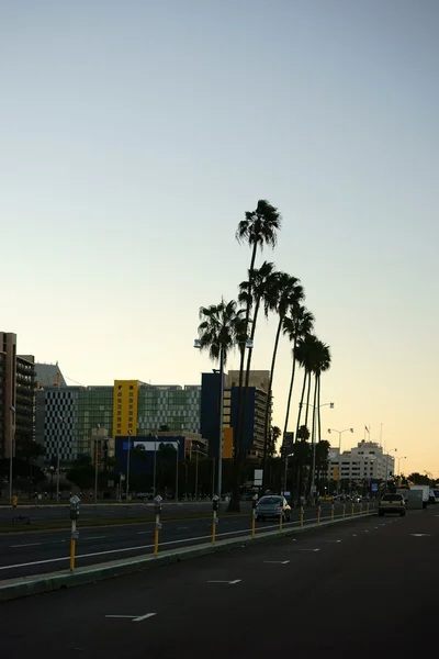 Parkoviště přístavu San Diego — Stock fotografie