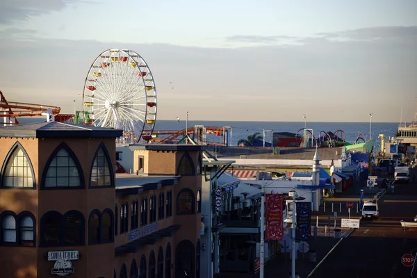 Santa Monica üzerinden görünüm — Stok fotoğraf