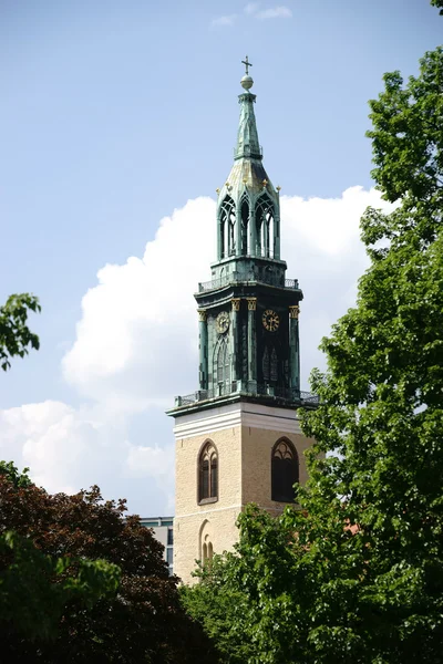 Turm der Marienkirche — Stockfoto