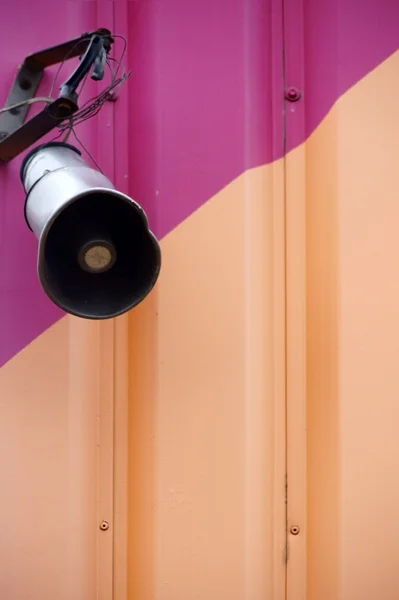 Battered speakers — Stock Photo, Image