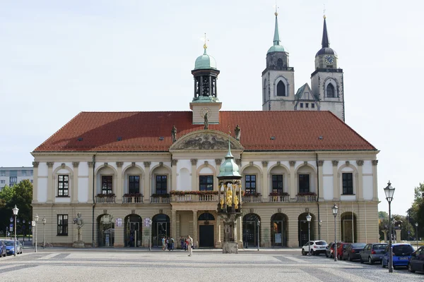 Town hall Magdeburg — Stock Photo, Image