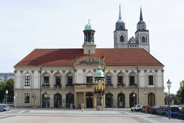 Stadshuset magdeburg — Stockfoto