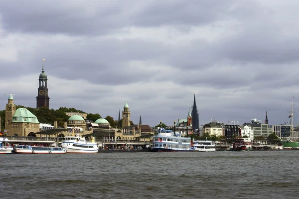 Hamburg hamn — Stockfoto