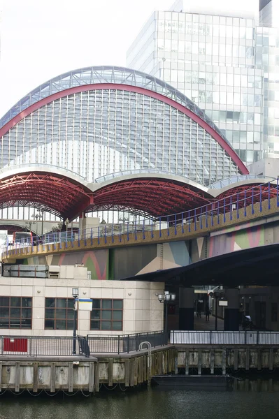 Metro Station Canary Wharf — Stock Photo, Image