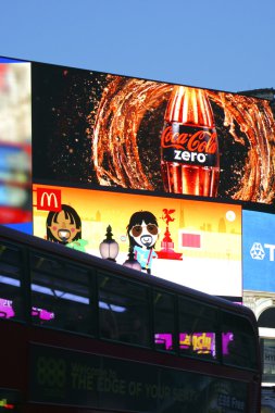 Billboard Piccadilly Circus clipart