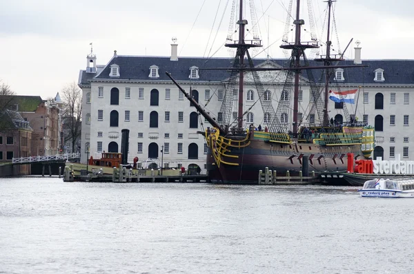 Antiguo barco Amsterdam — Foto de Stock