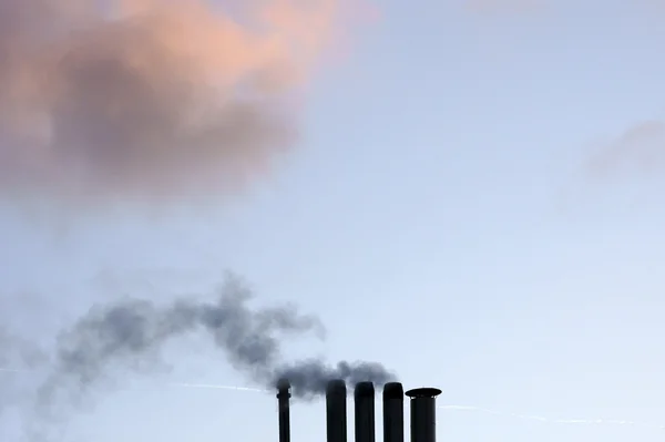 Smoking chimney — Stock Photo, Image