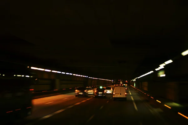 Przejazd przez tunel — Zdjęcie stockowe