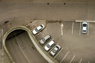 Park yerinde Üstten Görünüm