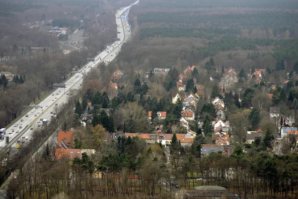 Autostrada Vista aerea — Foto Stock