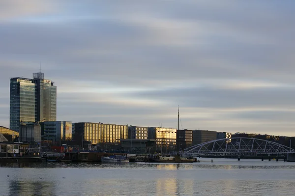 Aprire harborfront Amsterdam — Foto Stock