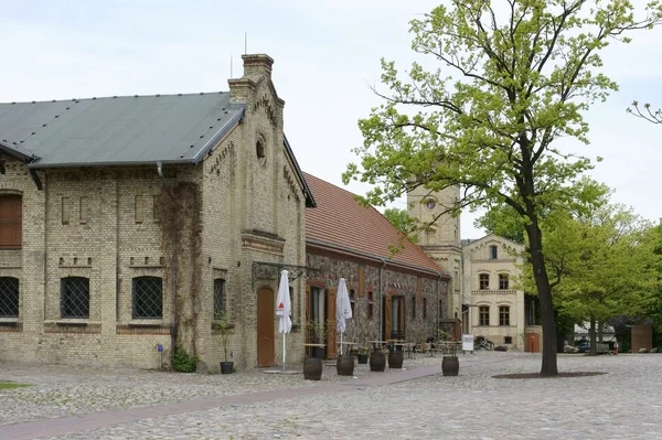 Cafe i den herrgårdsparken Britz — Stockfoto