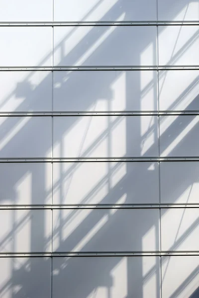 Metal cladding with shadow — Stock Photo, Image