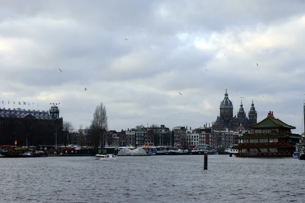 Otevření přístavu Amsterdam — Stock fotografie