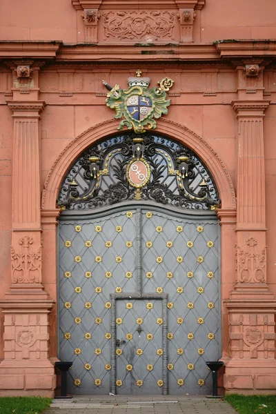 Ingången Electoral Palace Mainz — Stockfoto
